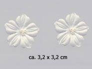 Dekorblume mit Glasperlen Nr. 91489c, Größe ca. 3,2 x 3,2 cm