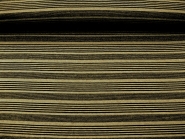 Feinstrick G68254 mit Quersteifen in schwarz und Lurex gold, Breite ca. 150 cm