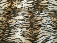Fell-Imitat Tiger L725-31, Breite ca. 140 cm, Farbe natur-braun