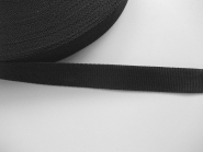Gurtband 0649-25 schwarz, Stärke ca. 1,3 mm
