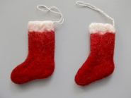 Jim Knopf Filz-Stiefel Santa rot Nr. 12871, Größe ca. 6 x 9 cm