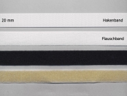 Klettband Standard zum Annähen Nr. 91665, Breite 20 mm, Flausch- und Hakenband
