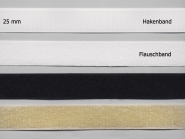 Klettband Standard zum Annähen Nr. 91667, Breite 25 mm, Flausch- und Hakenband