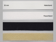 Klettband Standard zum Annähen Nr. 91669, Breite 30 mm, Flausch- und Hakenband