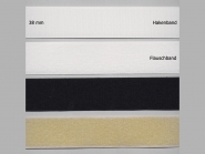 Klettband Standard zum Annähen Nr. 91671, Breite 38 mm, Flausch- und Hakenband