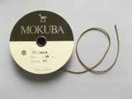 Mokuba Metallic Cord Nr. 9818-43 in gold, Breite ca. 2 mm