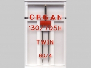 Organ Zwillingsnadel Nr. 3880, Typ 80/4, 1 Nadel in Box