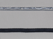 Paillettenband matt mit Gimpe Nr. 25888-01, Breite ca. 11 mm