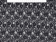 Spitzenstoff HS5002-14 mit Blumenmuster, Breite ca. 145 cm, Farbe 14 schwarz
