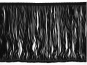 Fransenborte schwarz 8547-15, Breite ca. 14,5 cm