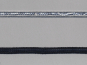 Paillettenband matt mit Gimpe Nr. 25888-01, Farbe silber matt